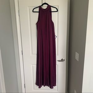 NWT wine/purple jumpsuit
